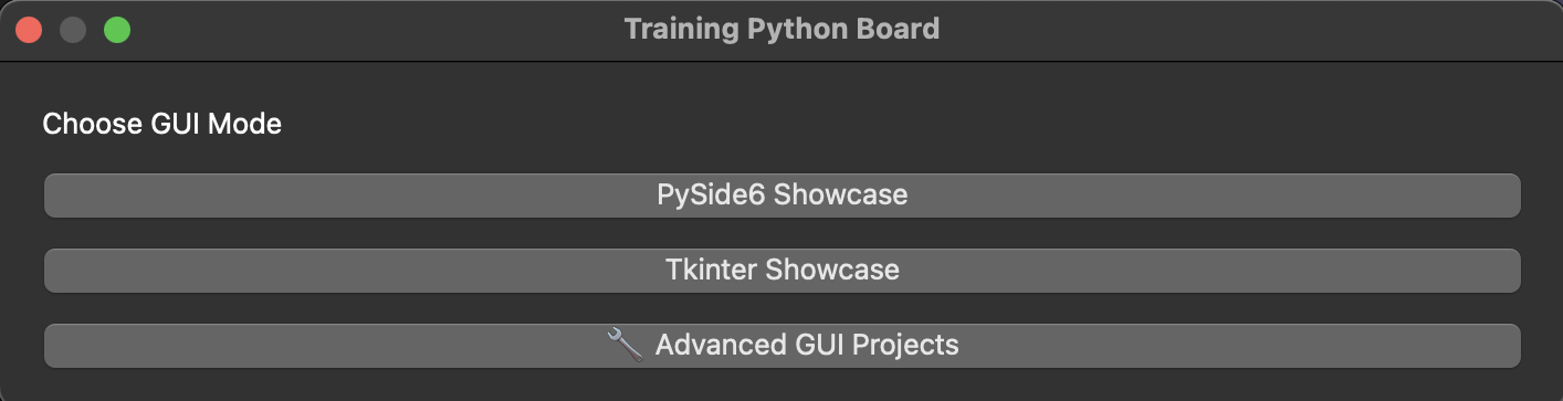 Python Training Board (PTB) - Interactive Learning Environment